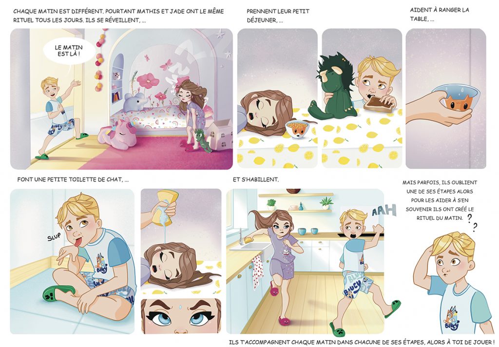 noisette-m illustration planche de bd